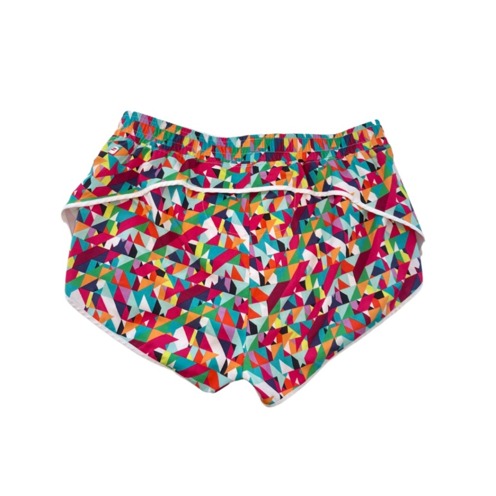 FABLETICS RUNNING SHORTS COLORFUL KELEIDOSCOPE PATTERN - Picture 3 of 3